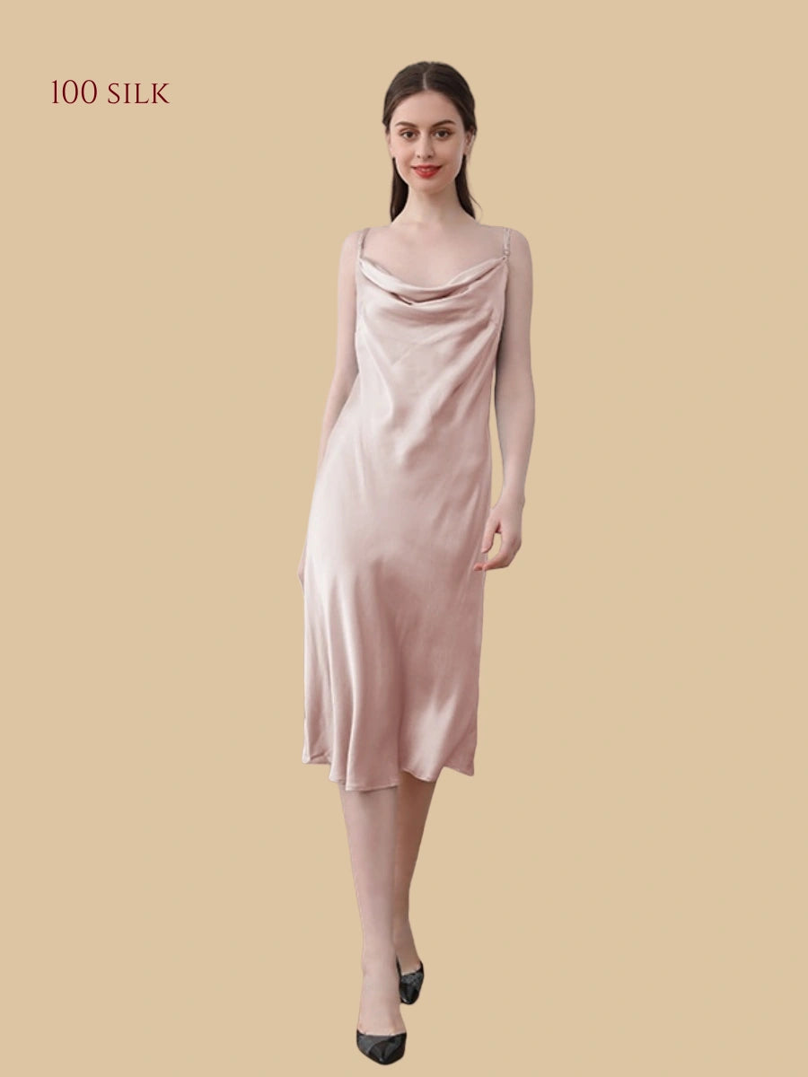 Women's Long Silk Nightdress