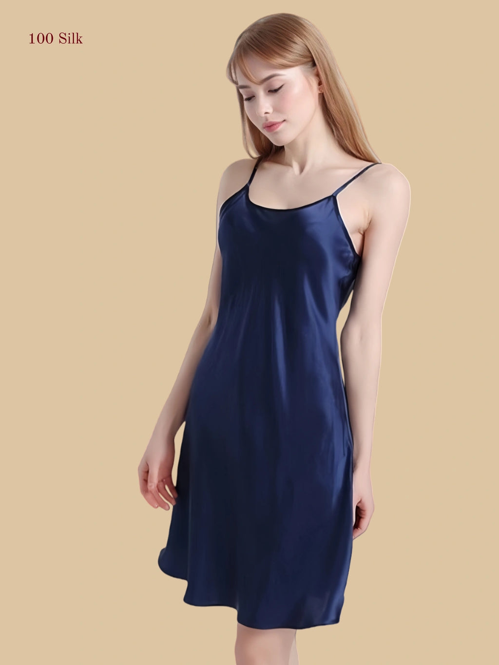 Women's Silk Short Slip Dress