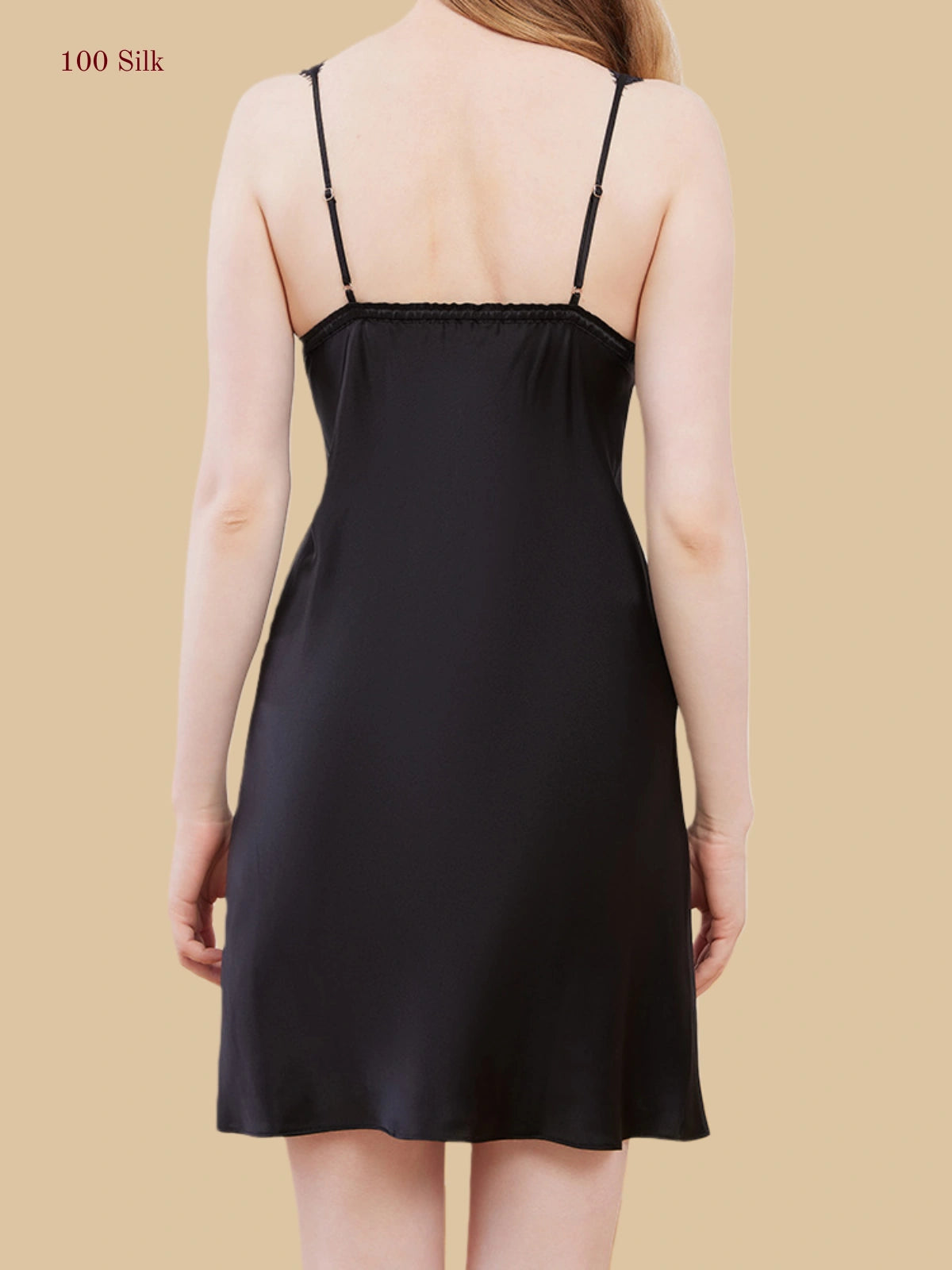 Women's  Silk Slip Dress Short