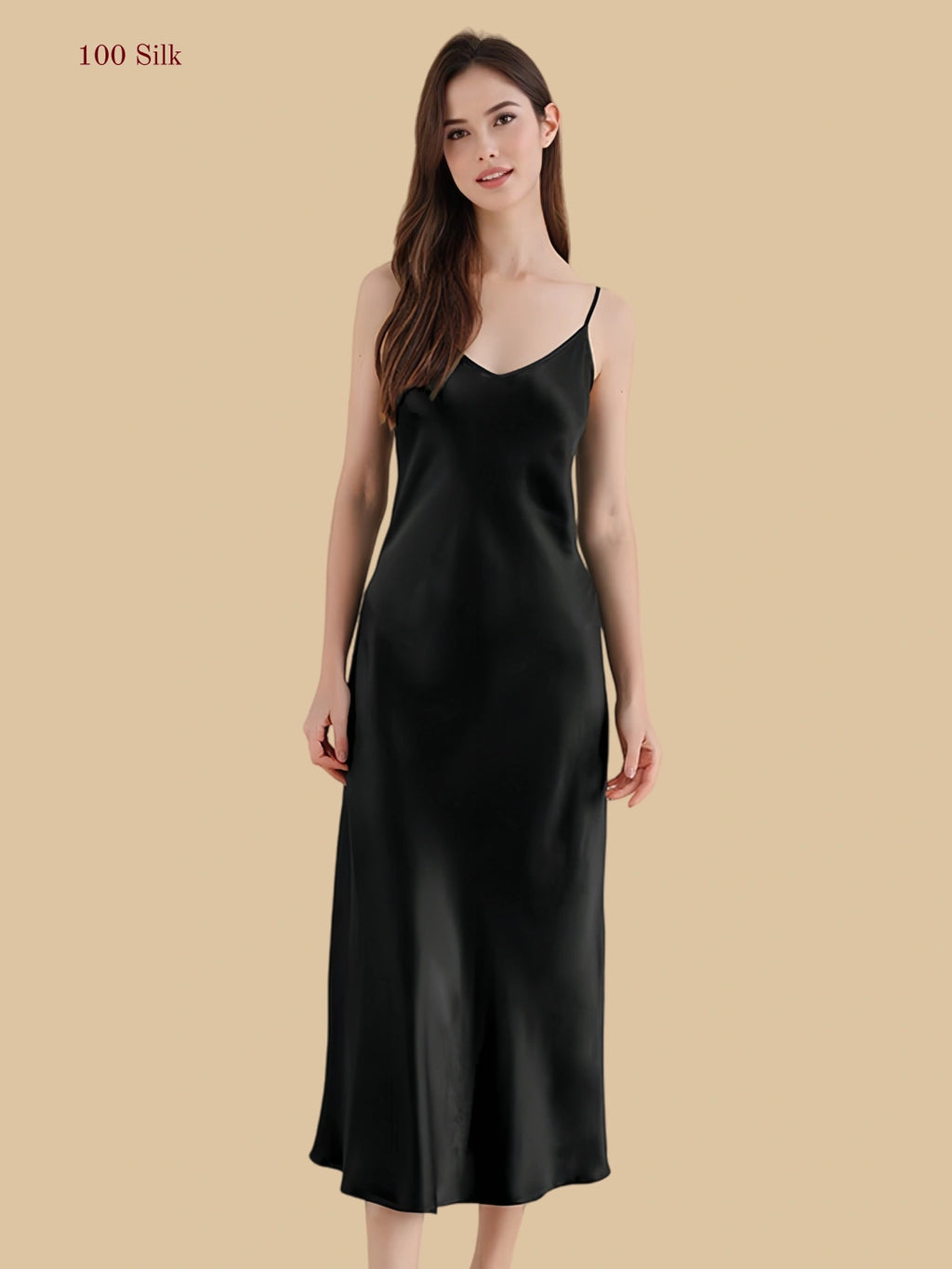 25 Momme Women's Long Silk Nightgown