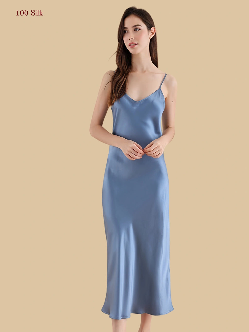 25 Momme Women's Long Silk Nightgown