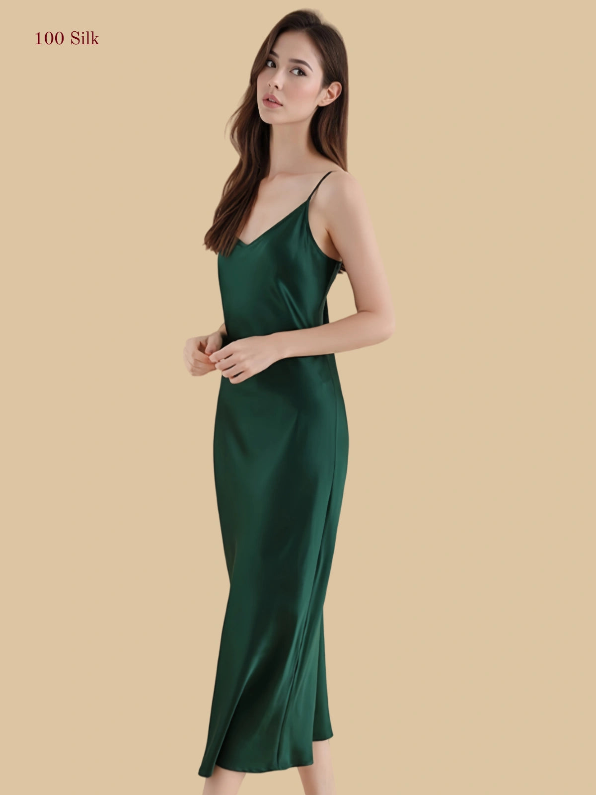 25 Momme Women's Long Silk Nightgown