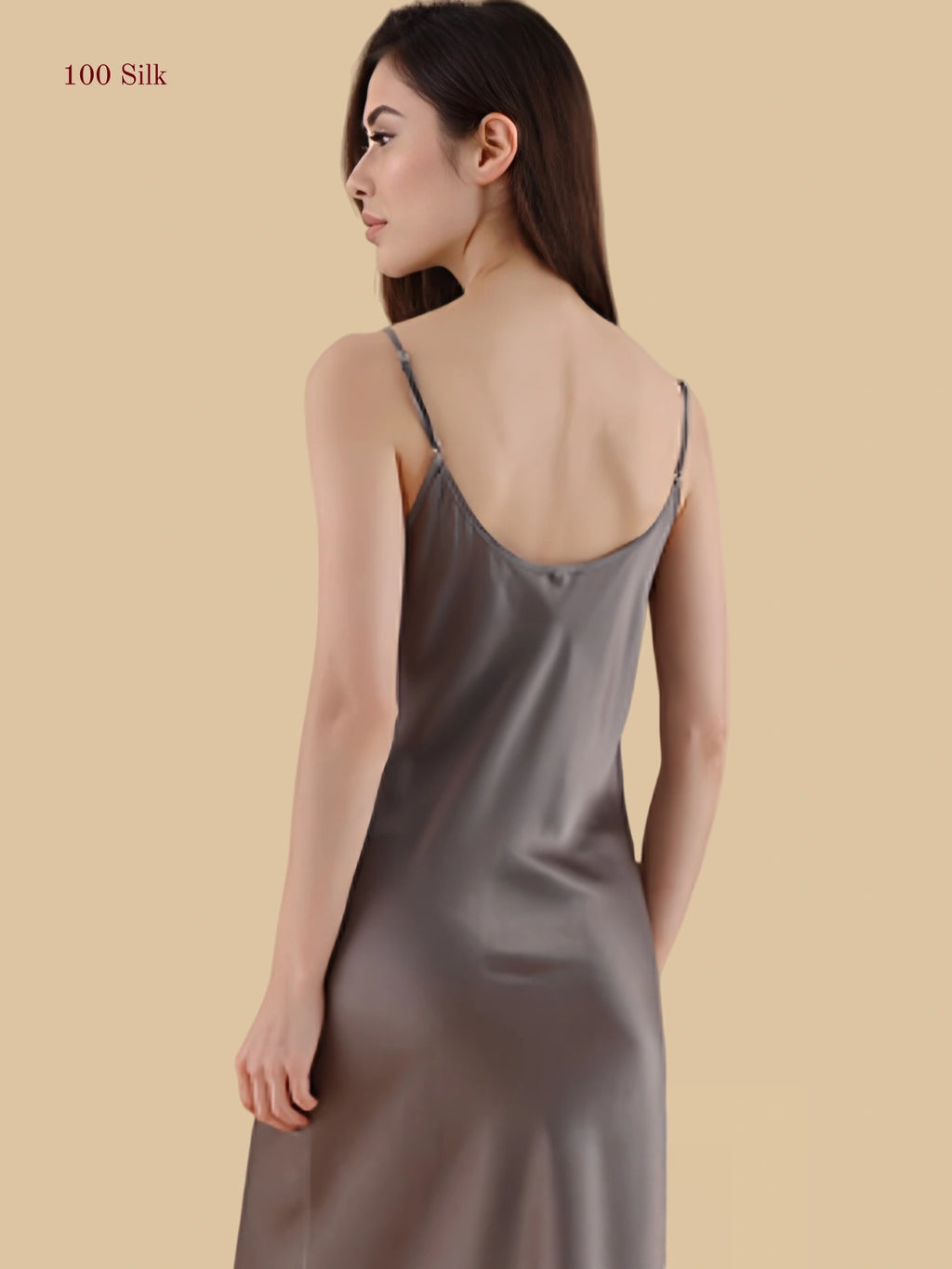 25 Momme Women's Long Silk Nightgown