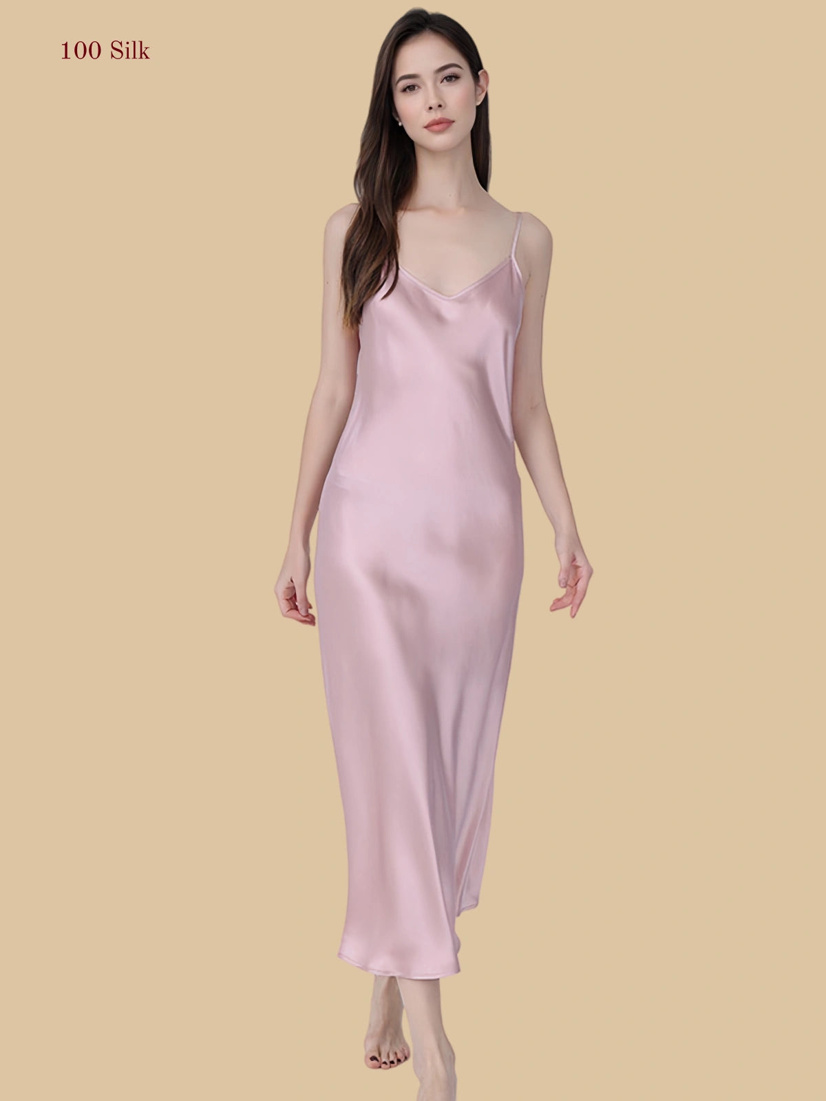 25 Momme Women's Long Silk Nightgown