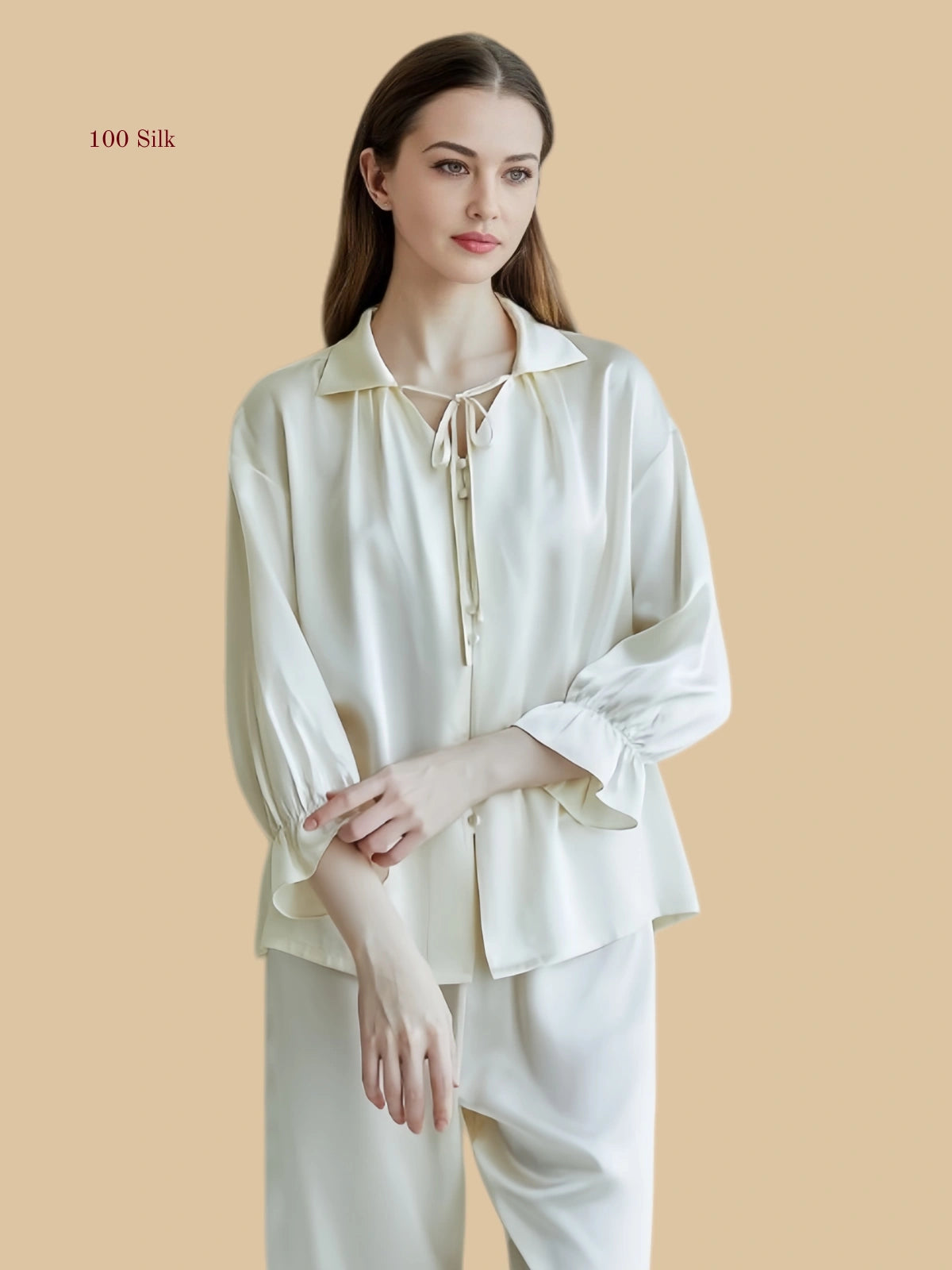 Women's Silk Retro Pajama Sets