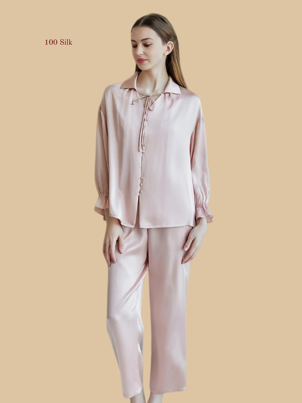 Women's Silk Retro Pajama Sets