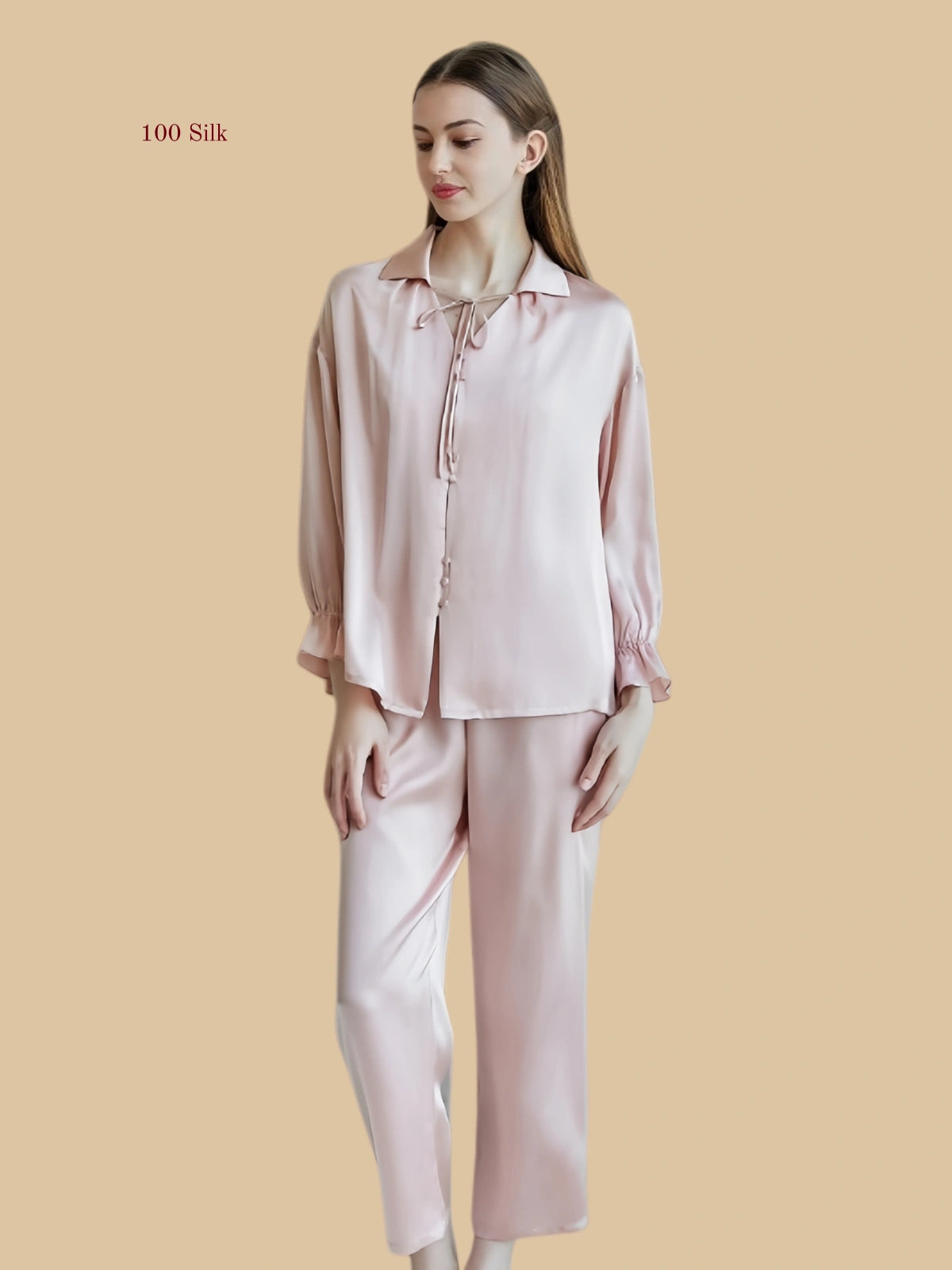 Women's Silk Retro Pajama Sets