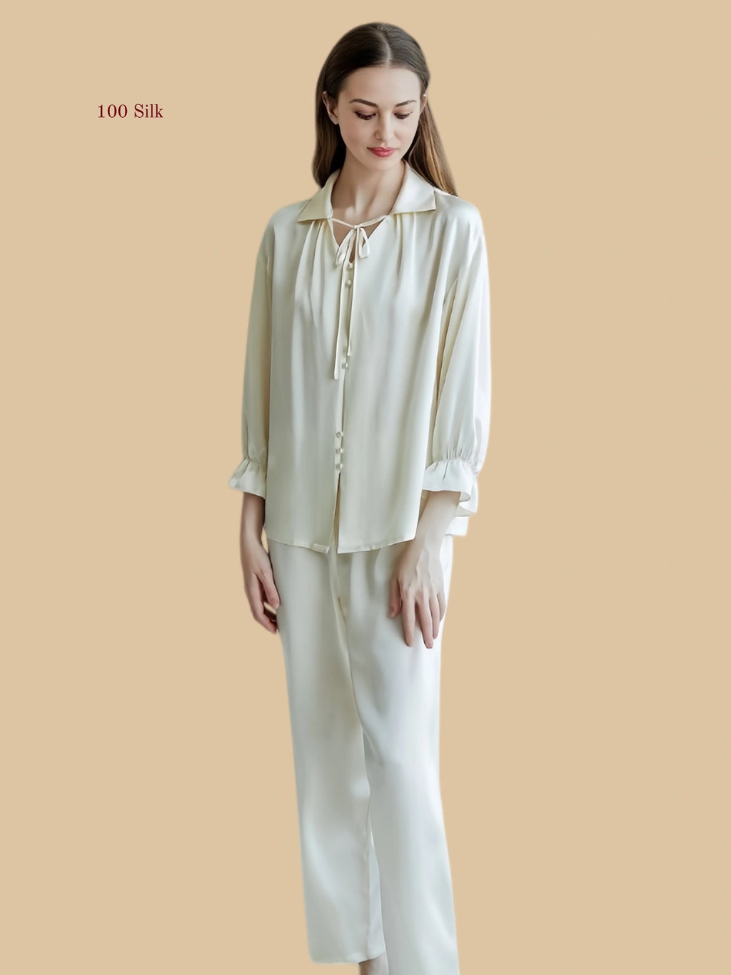 Women's Silk Retro Pajama Sets