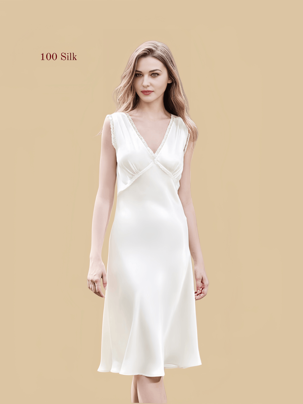 Women's Silk Dress Nightgown