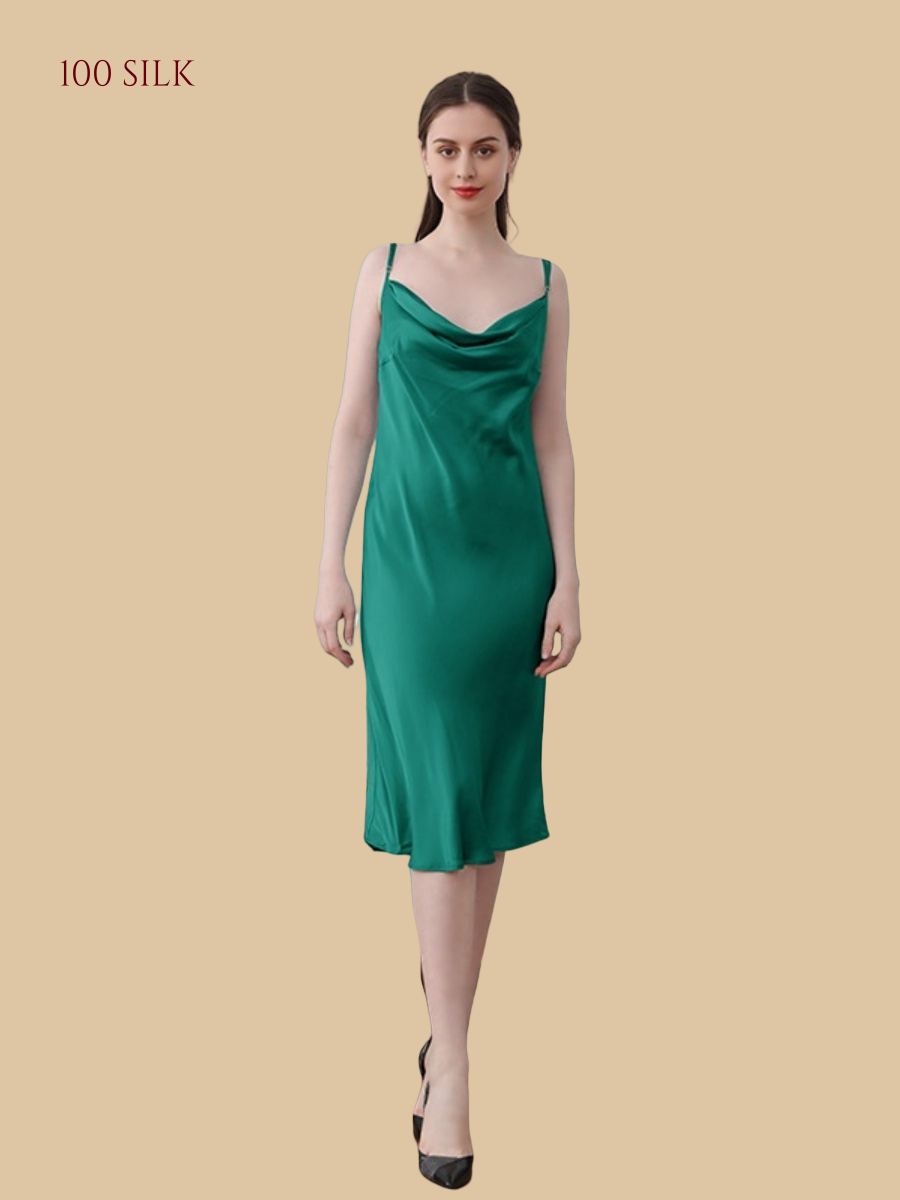 Women's Long Silk Nightdress - Silkgala