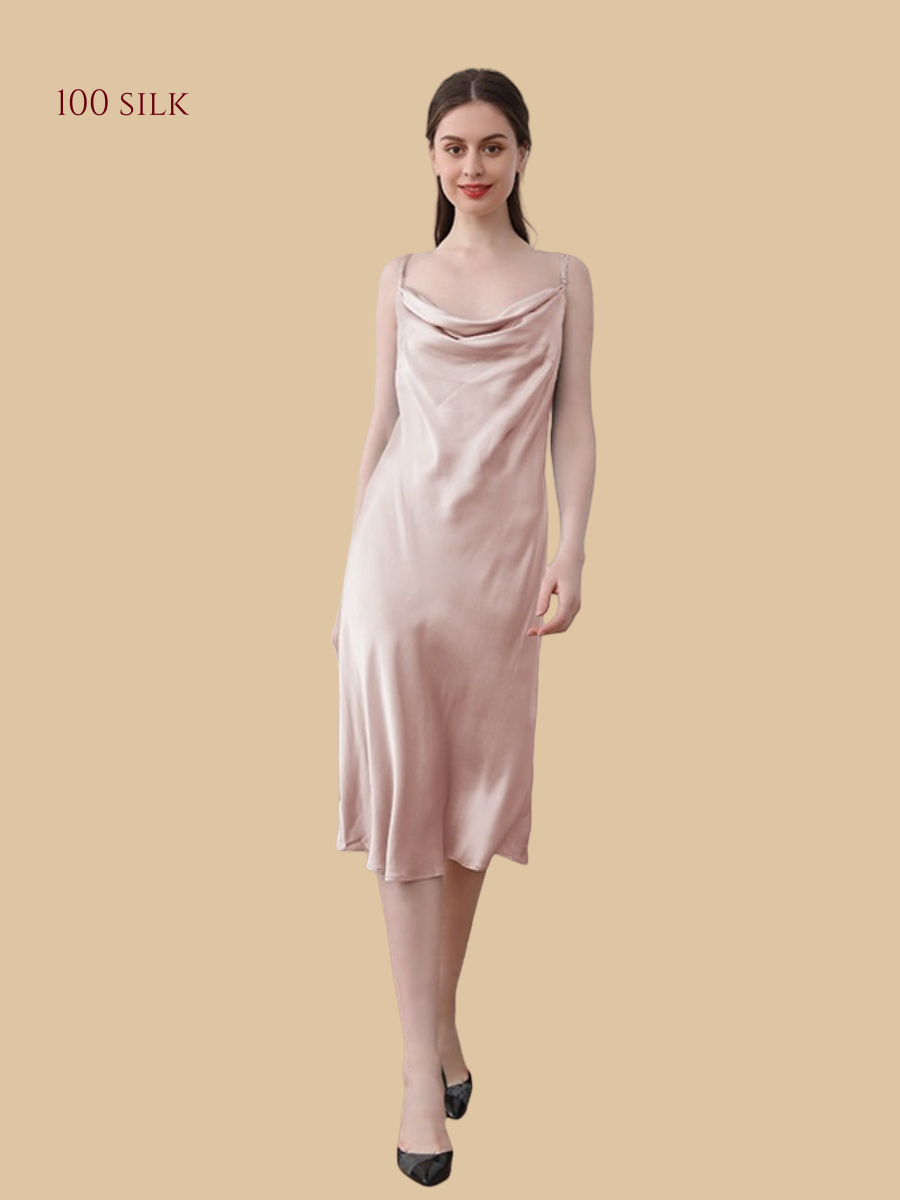 Women's Long Silk Nightdress - Silkgala