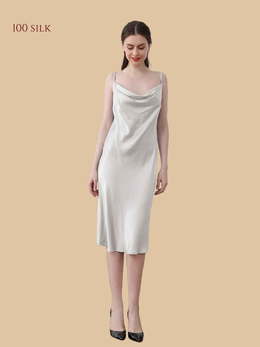 Women's Long Silk Nightdress - Silkgala