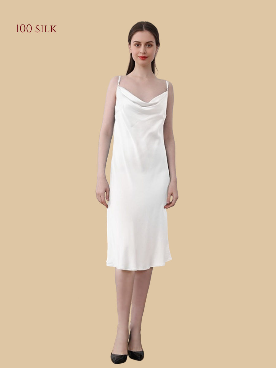 Women's Long Silk Nightdress - Silkgala