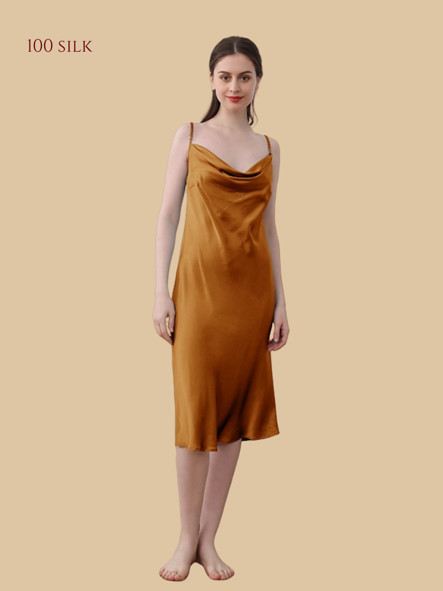 Women's Long Silk Nightdress - Silkgala