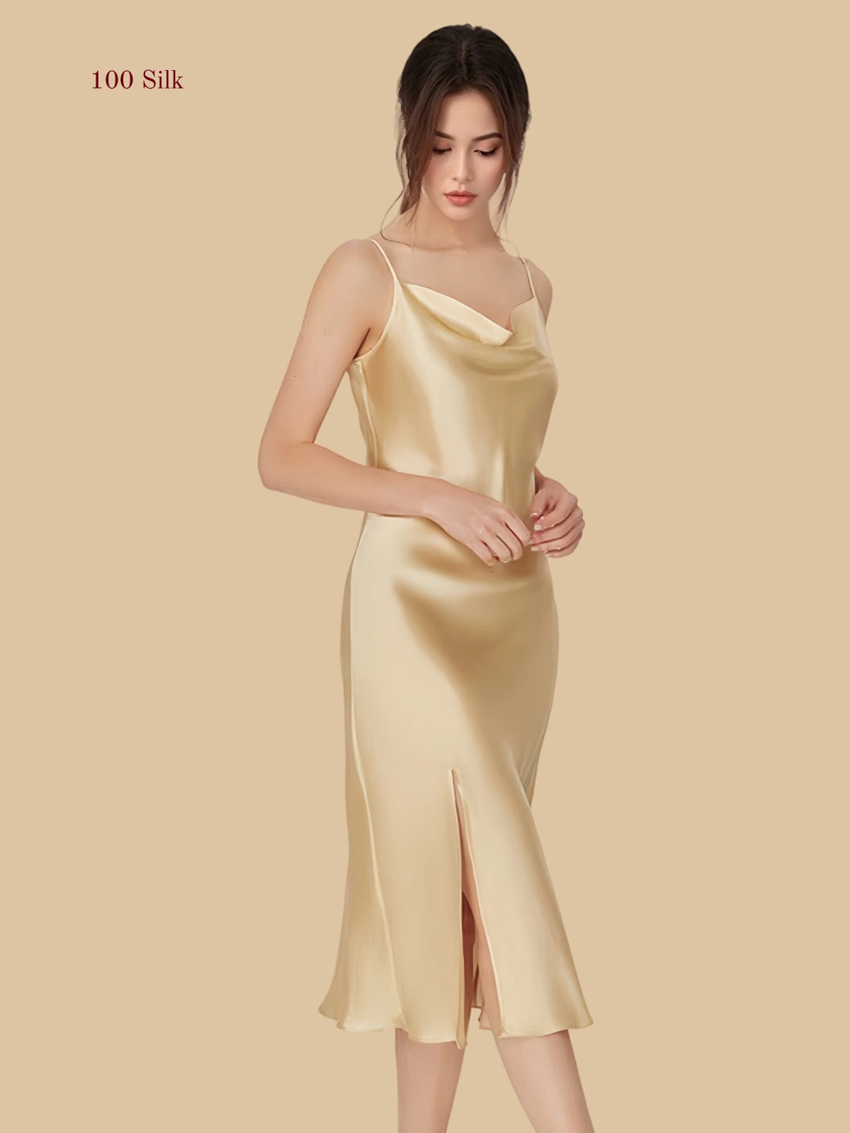 Silk Long Nightgown For Women